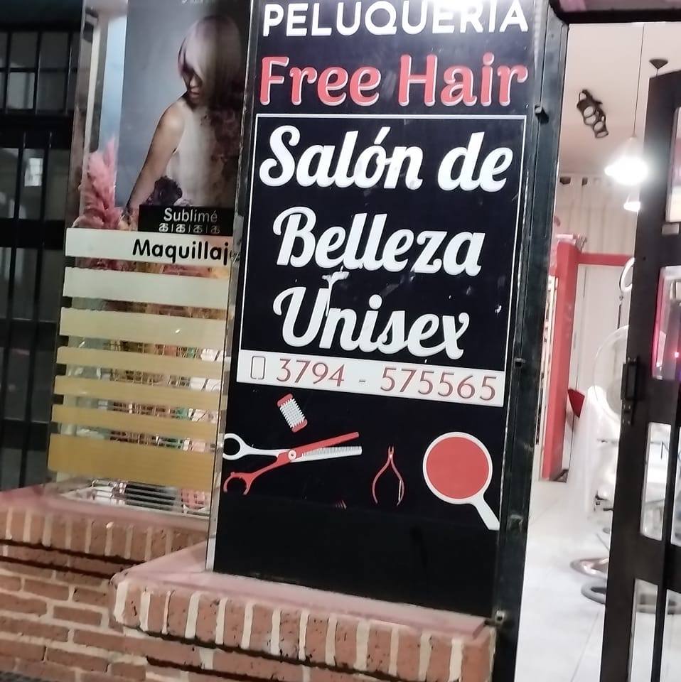Peluquer&iacute;a unisex FREE HAIR PELO LIBRE